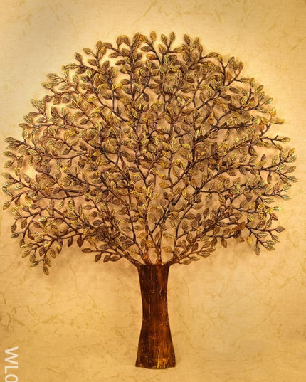 Brass Kalpavriksha Tree - 33 inch - WL0100 - Brass Decor