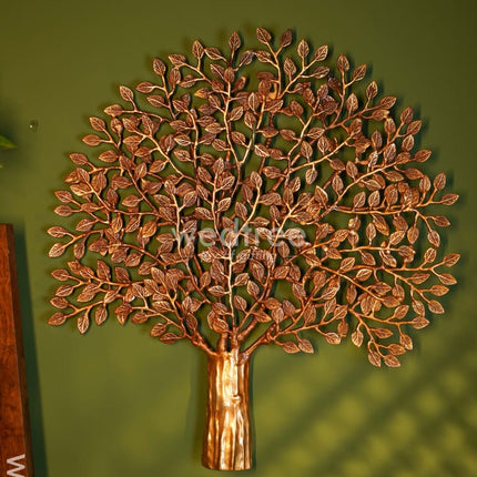 Kalpa Vriksha Tree - Brown Antique Finish (Medium) Wl0316 Brass Figurines