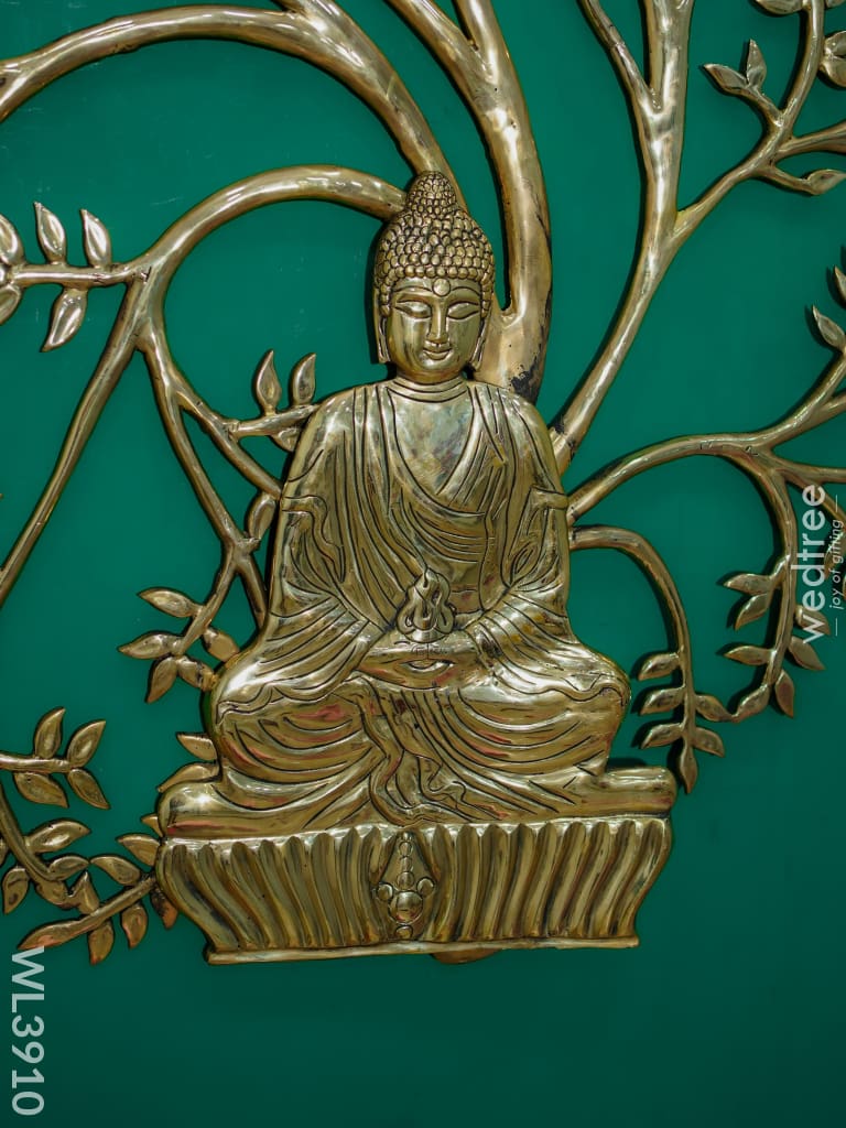Brass Kalpavriksha Tree With Buddha - Wl3910 Decor