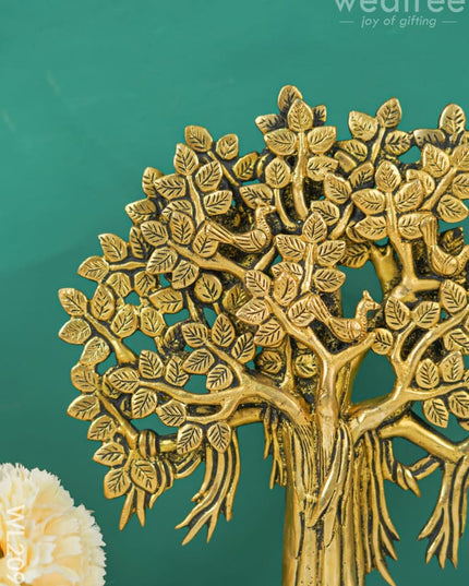 Brass - Kalpavriksha Tree With Roots Wl2092 Decor