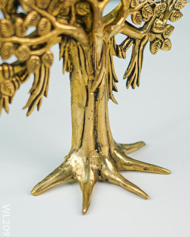 Brass - Kalpavriksha Tree With Roots Wl2092 Decor