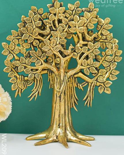 Brass - Kalpavriksha Tree With Roots Wl2092 Decor