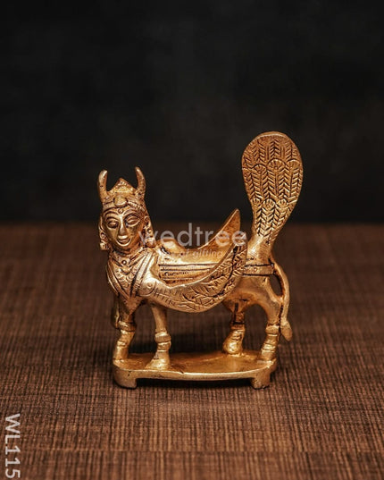 Brass Kamadhenu - Wl1159 Figurines