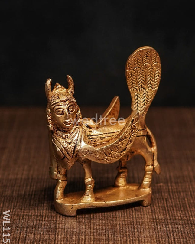 Brass Kamadhenu - Wl1159 Figurines