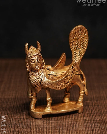 Brass Kamadhenu - Wl1159 Figurines