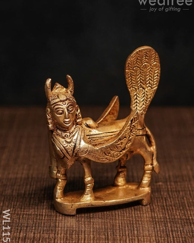 Brass Kamadhenu - Wl1159 Figurines