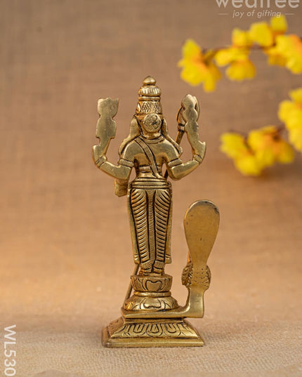 Brass Karthikeyan Idol - 6 inch - WL5308 - Brass Figurines