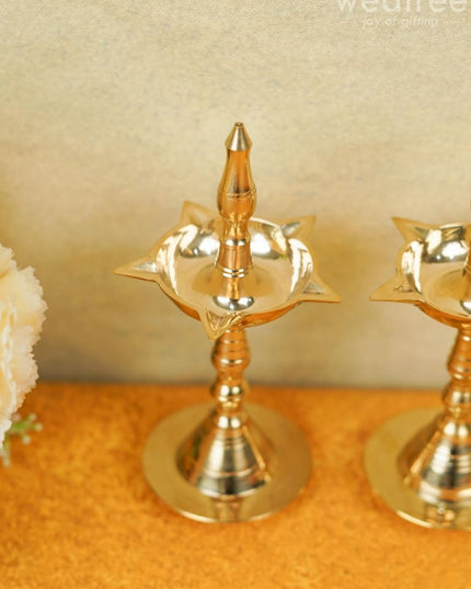 Brass Kerala Diya - Wl4621
