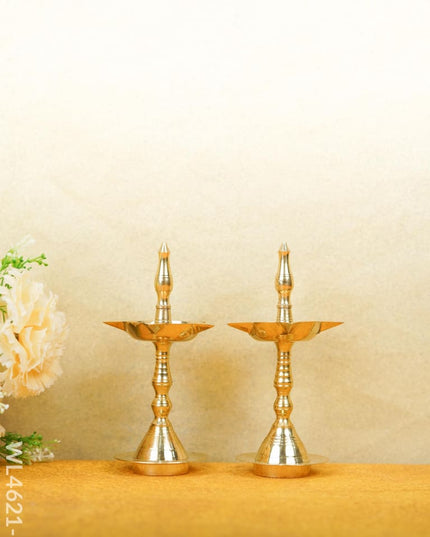 Brass Kerala Diya - Wl4621 6 Inch