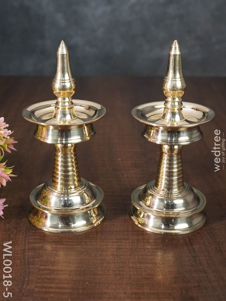 Brass Kerala Diya - Wl0018 5 Inches