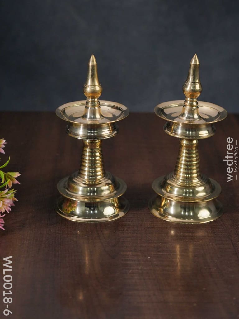 Brass Kerala Diya - Wl0018 6 Inch