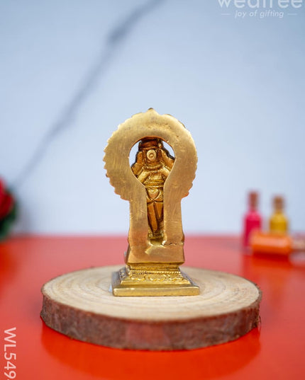 Brass Krishna Idol - 3 inch - WL5494 - Brass Figurines