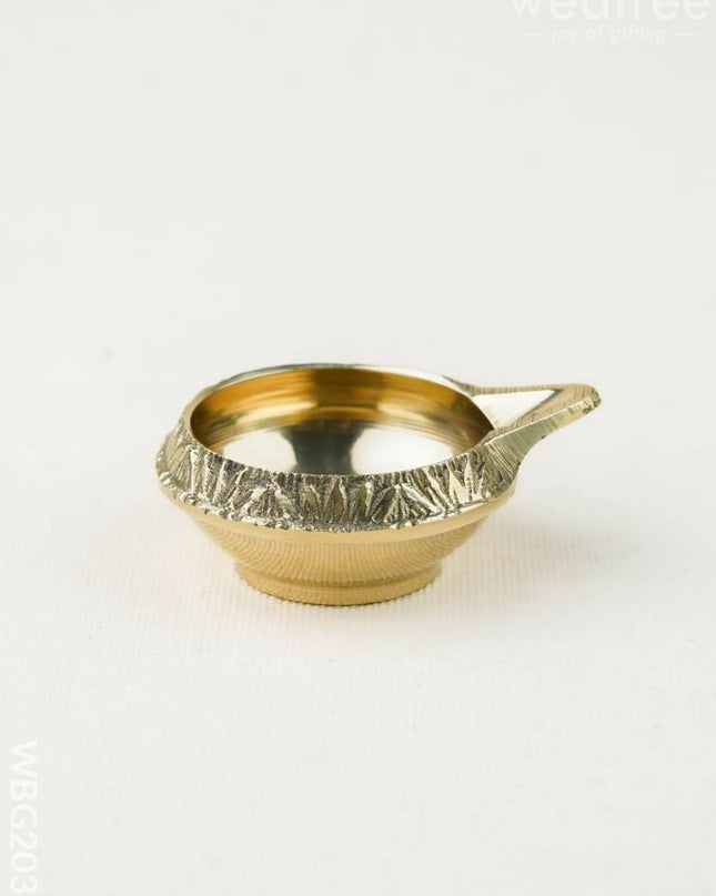 Brass Kubera Diya - WBG2037 - Brass Diya RG