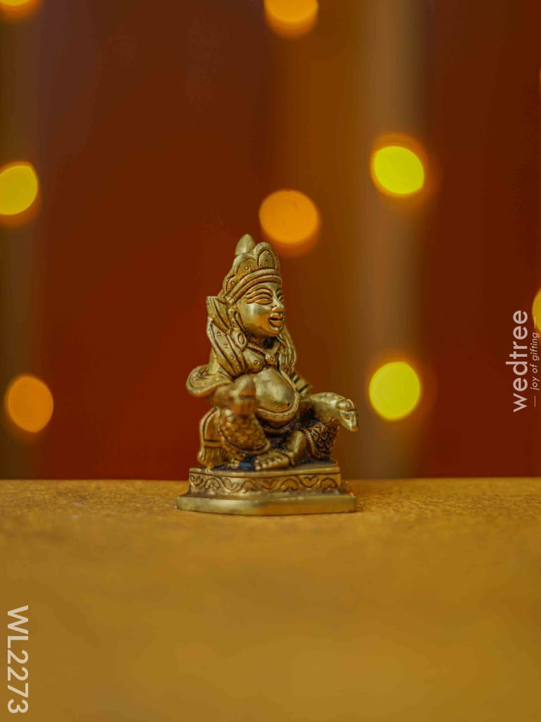Brass Kubera Idol - Wl2273 Figurines