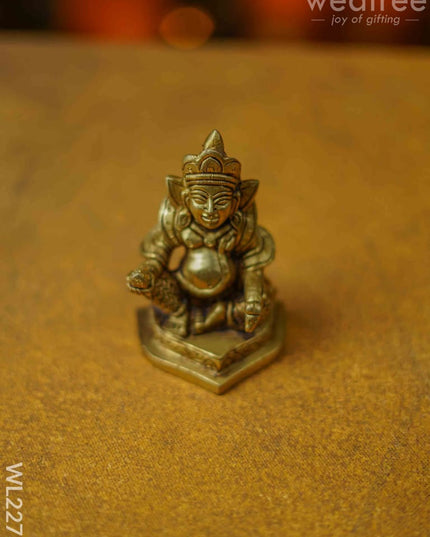 Brass Kubera Idol - Wl2273 Figurines