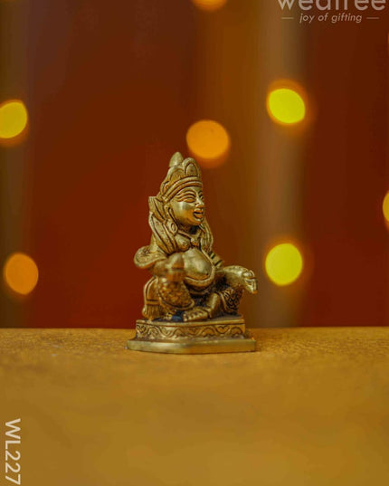 Brass Kubera Idol - Wl2273 Figurines