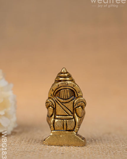 Brass Kuberan Idol - 2 inch - WBG1836 - Brass Figurines - RG