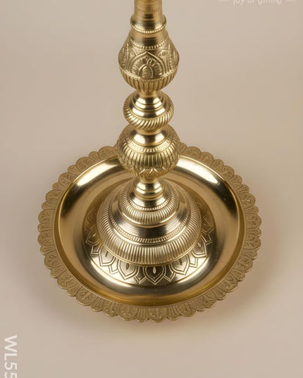 Brass Kuthu Vilakku - 30 inch - WL5507 - Brass Diya