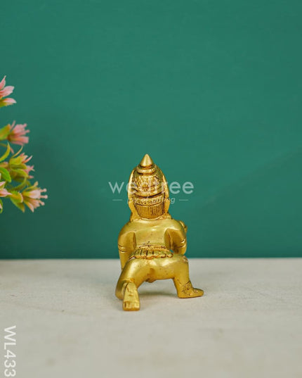 Brass Laddu Gopal Figurines - 3.5 Inch Wl4332