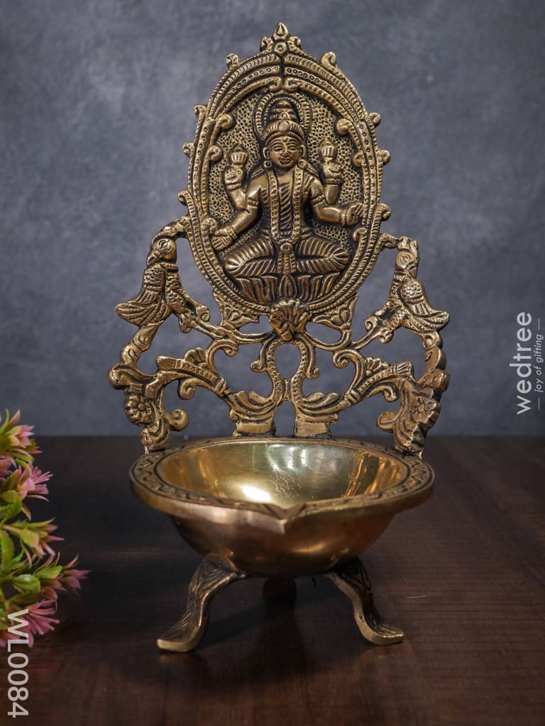 Lakshmi Diya (Black Antique Finish) - Wl0084 Brass