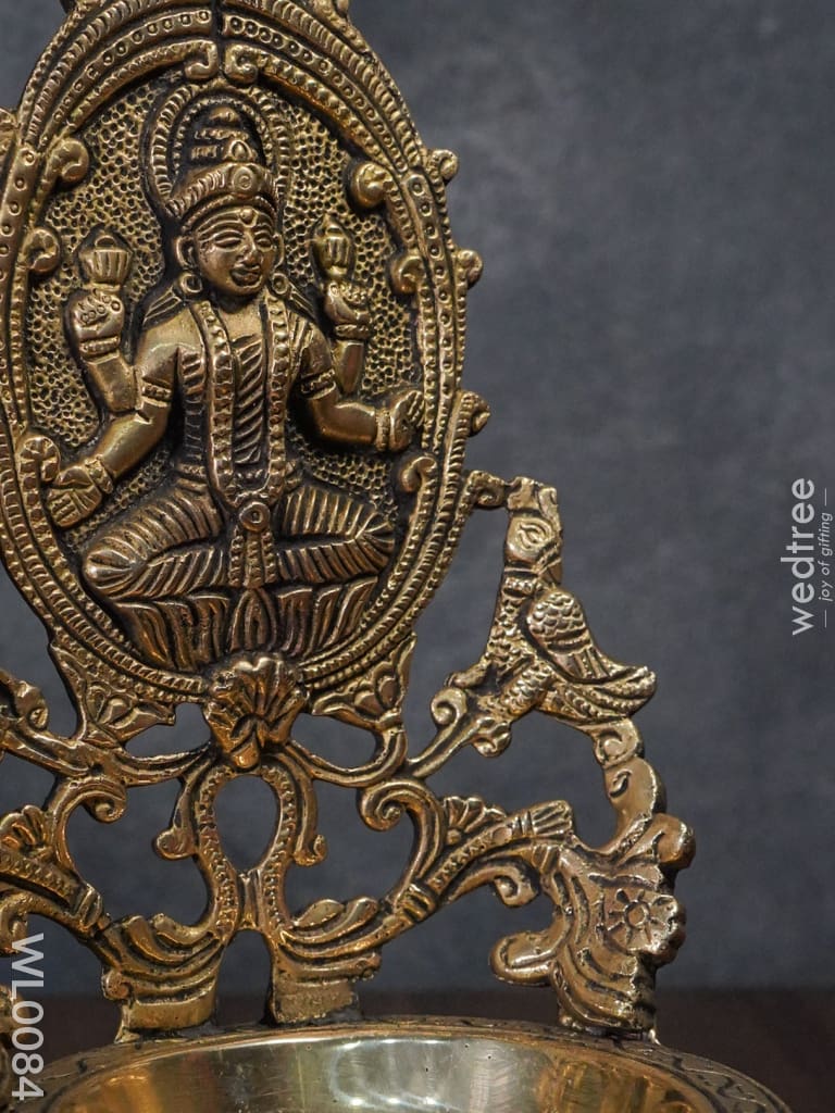 Lakshmi Diya (Black Antique Finish) - Wl0084 Brass