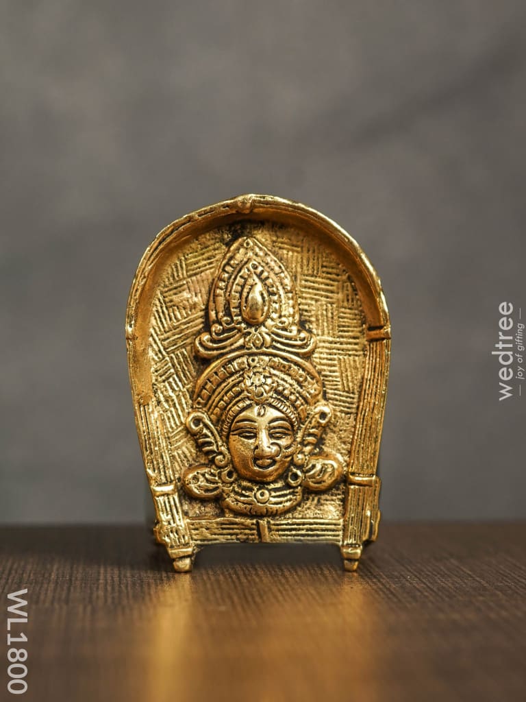 Brass Lakshmi Face Wall Hanging - Wl1800 Figurines