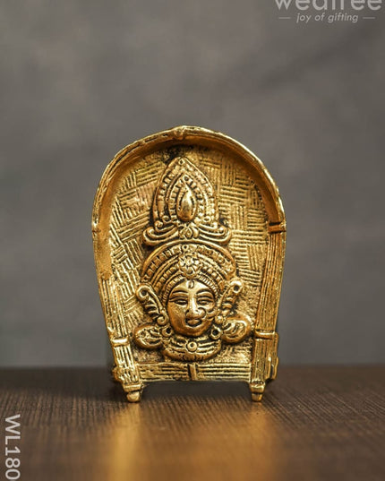 Brass Lakshmi Face Wall Hanging - Wl1800 Figurines