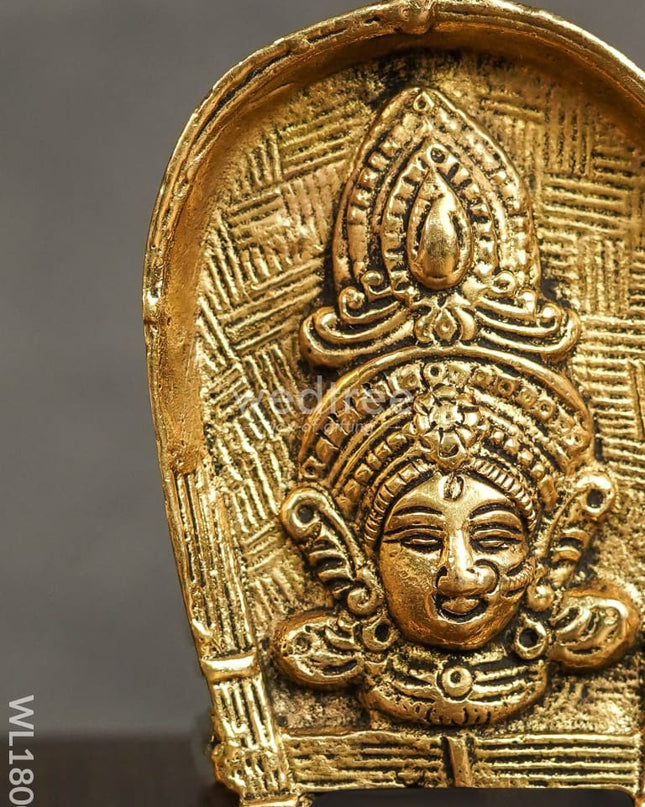 Brass Lakshmi Face Wall Hanging - Wl1800 Figurines