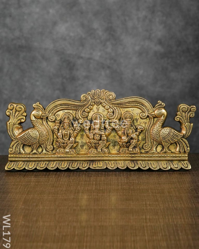Brass Lakshmi-Ganesh-Saraswathi - Wl1799 Figurines
