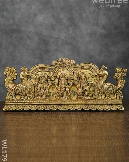 Brass Lakshmi-Ganesh-Saraswathi - Wl1799 Figurines