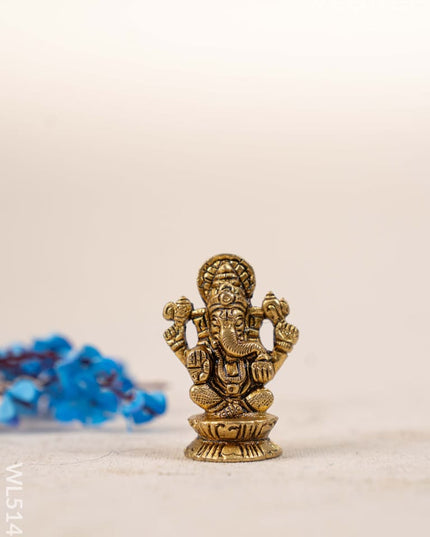 Brass Lakshmi Ganesha Idol - WL5146 Brass Figurines
