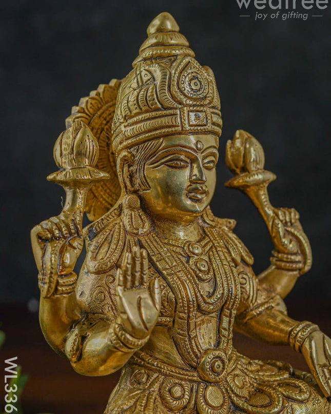 Brass Lakshmi Idol - Wl3369 Figurines