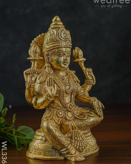Brass Lakshmi Idol - Wl3369 Figurines
