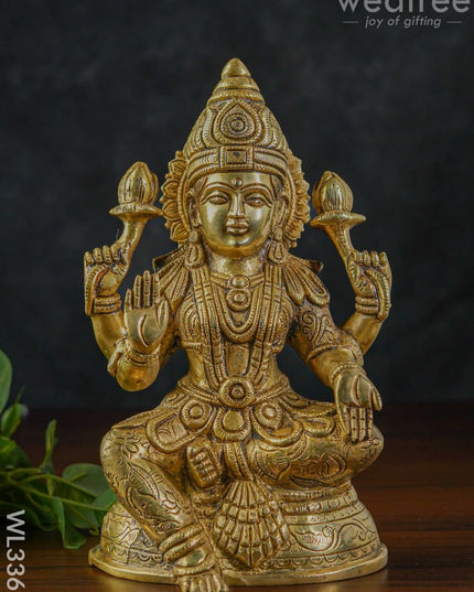Brass Lakshmi Idol - Wl3369 Figurines