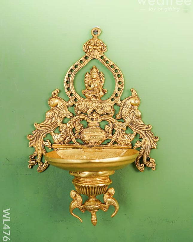 Brass Lakshmi Wall Hanging - Wl4761