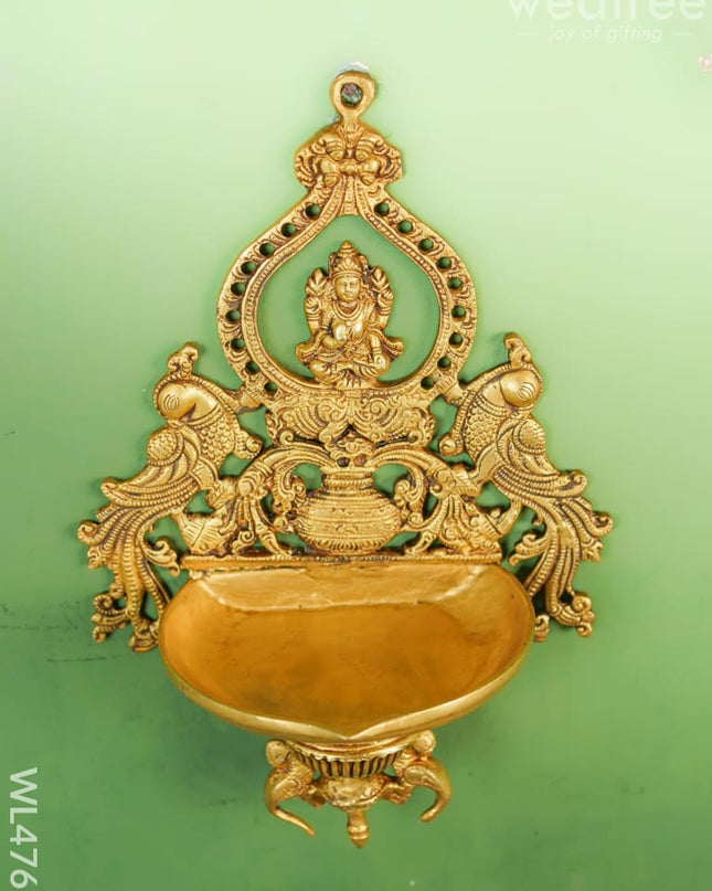 Brass Lakshmi Wall Hanging - Wl4761