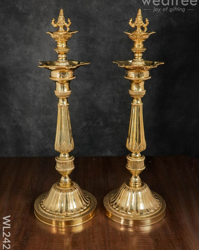 Brass Kuthu Vilakku - Wl2420 Diya