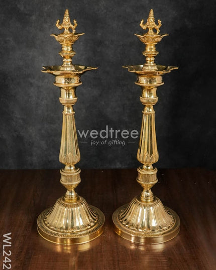Brass Kuthu Vilakku - Wl2420 Diya