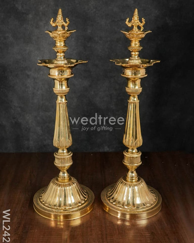 Brass Kuthu Vilakku - Wl2420 Diya