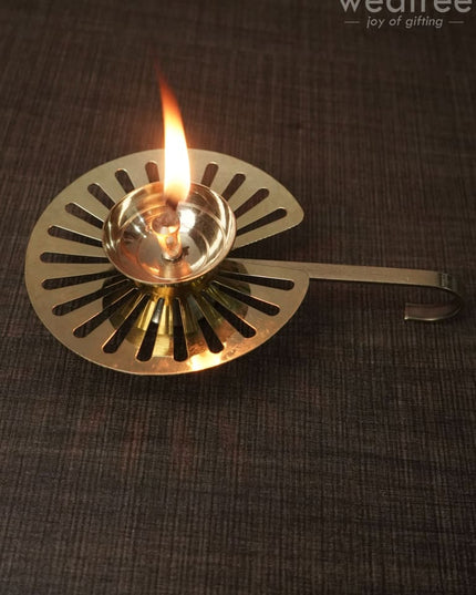 Lotus Leaf Shaped Diya - Wbg0203 Diyas