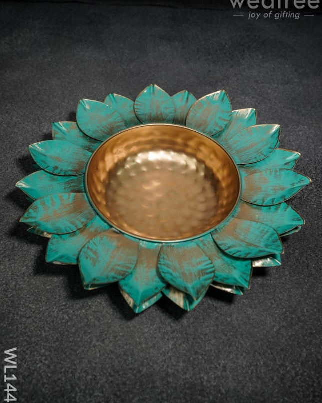 Brass Lotus Urli - Small Wl1443 Metal Decor