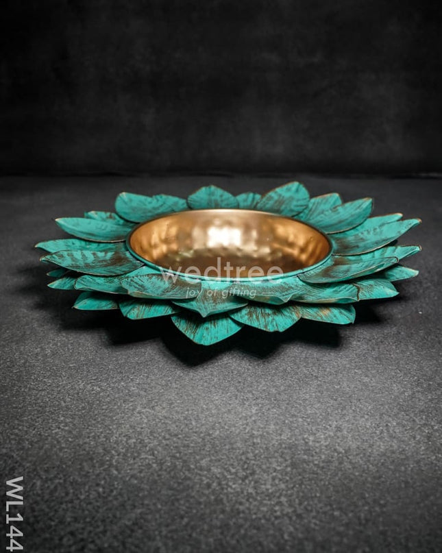Brass Lotus Urli - Small Wl1443 Metal Decor