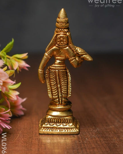 Brass Madurai Meenakshi - Wl0962 Figurines