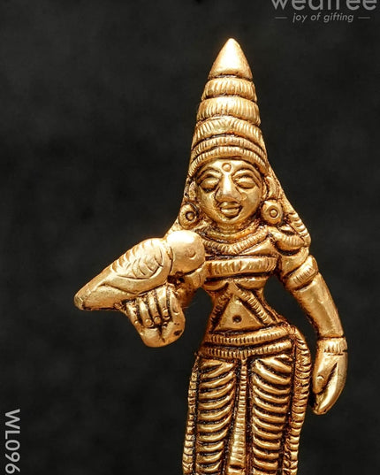 Brass Madurai Meenakshi - Wl0962 Figurines