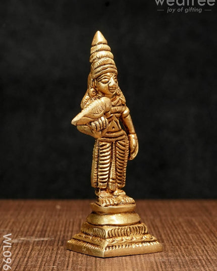 Brass Madurai Meenakshi - Wl0962 Figurines