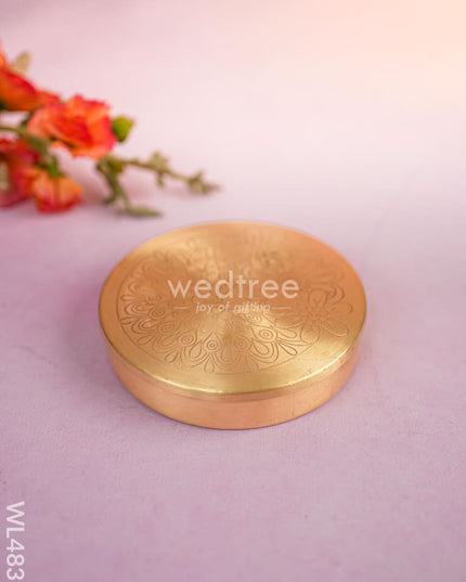 Brass Masala Dibbi - 5 inch - WL4839 Dining Essentials