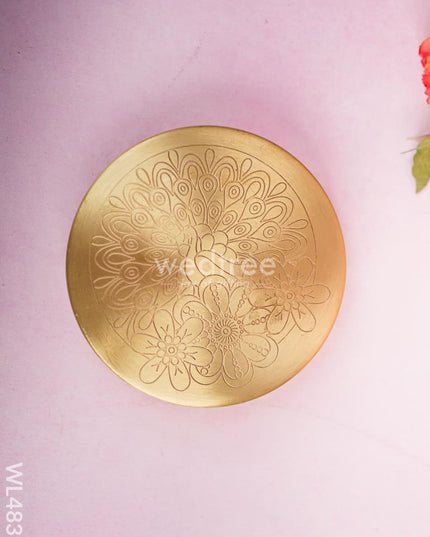 Brass Masala Dibbi - 5 inch - WL4839 Dining Essentials