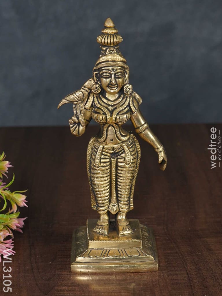 Brass Meenakshi Idol - Wl3105 Figurines