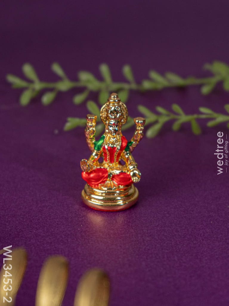 Brass Miniature Lakshmi Idol - Wl3453 Figurines