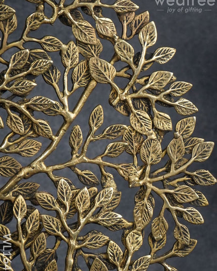Brass Murali Krishna With Kalpavriksha Tree - Wl1645 Figurines